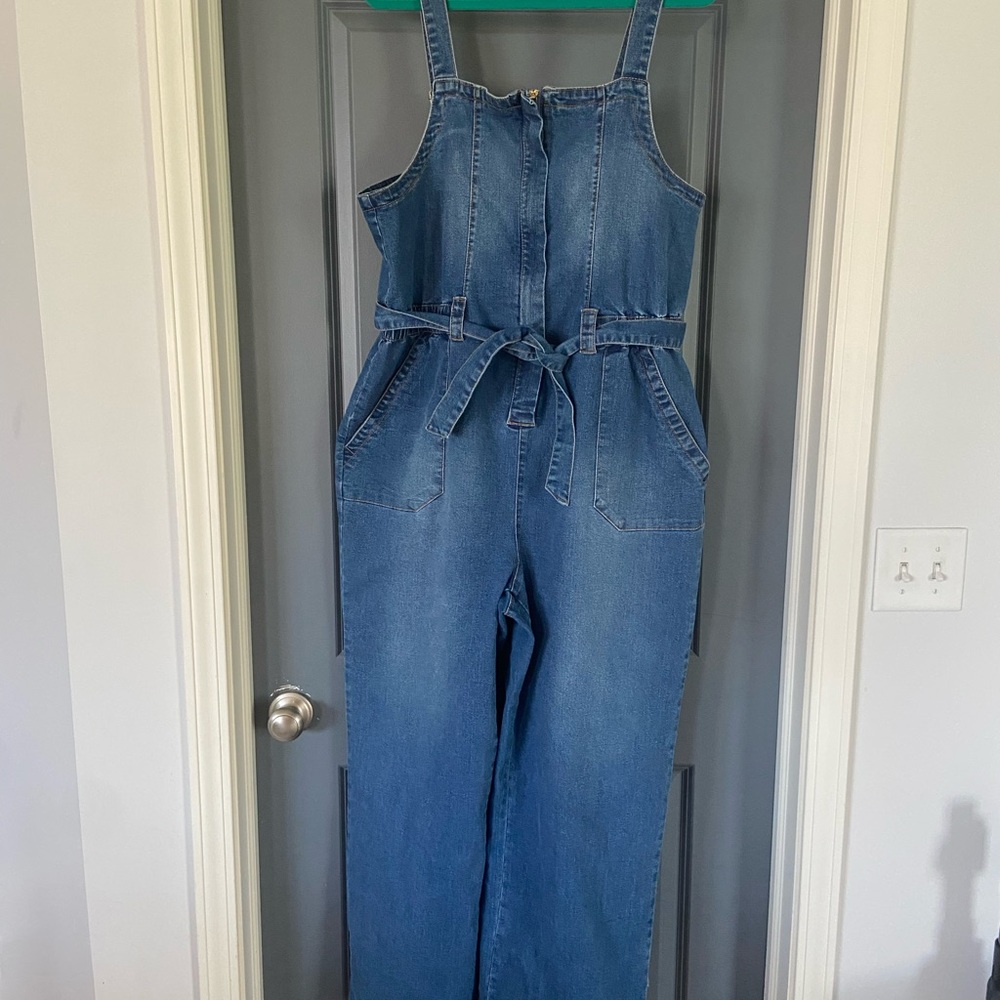 Women's Blue Denim Jumpsuit